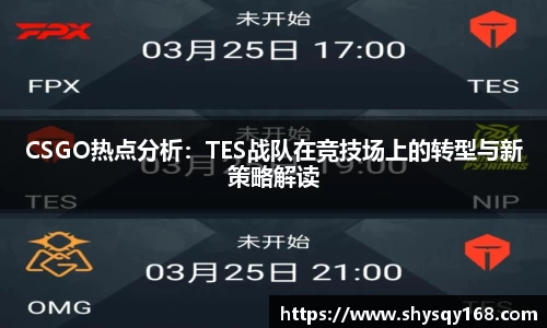 CSGO热点分析：TES战队在竞技场上的转型与新策略解读